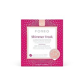 FOREO Shimmer Freak Advanced Collection 2.0 UFO-Activated Facial - Eye Contour Illuminating - Beauty & Personal Care - Rose Water - Niacinamide - All Skin Types - Wrinkles - Puffiness - 6 pcs in Pack