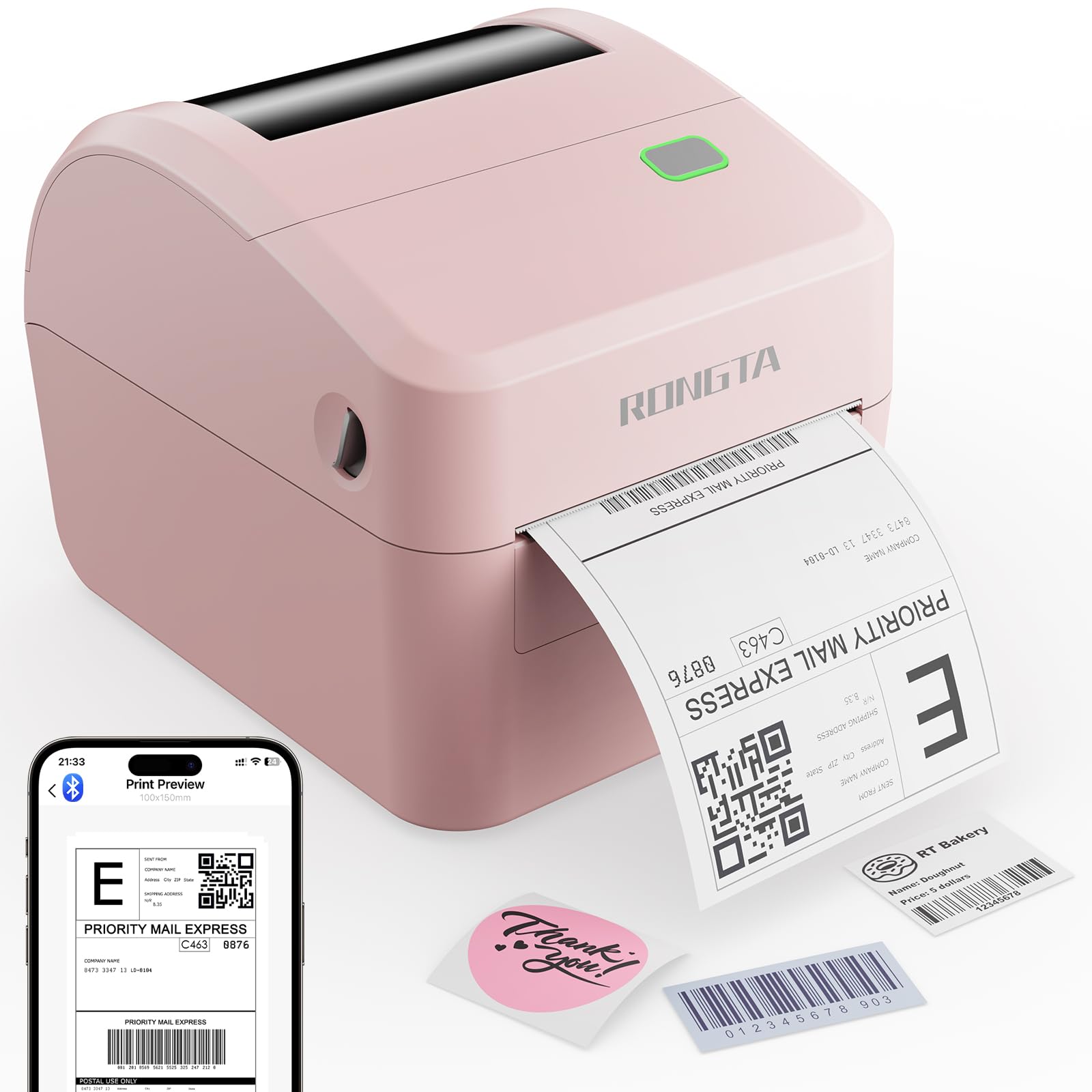 Rongta 4x6 Bluetooth Label Printer
