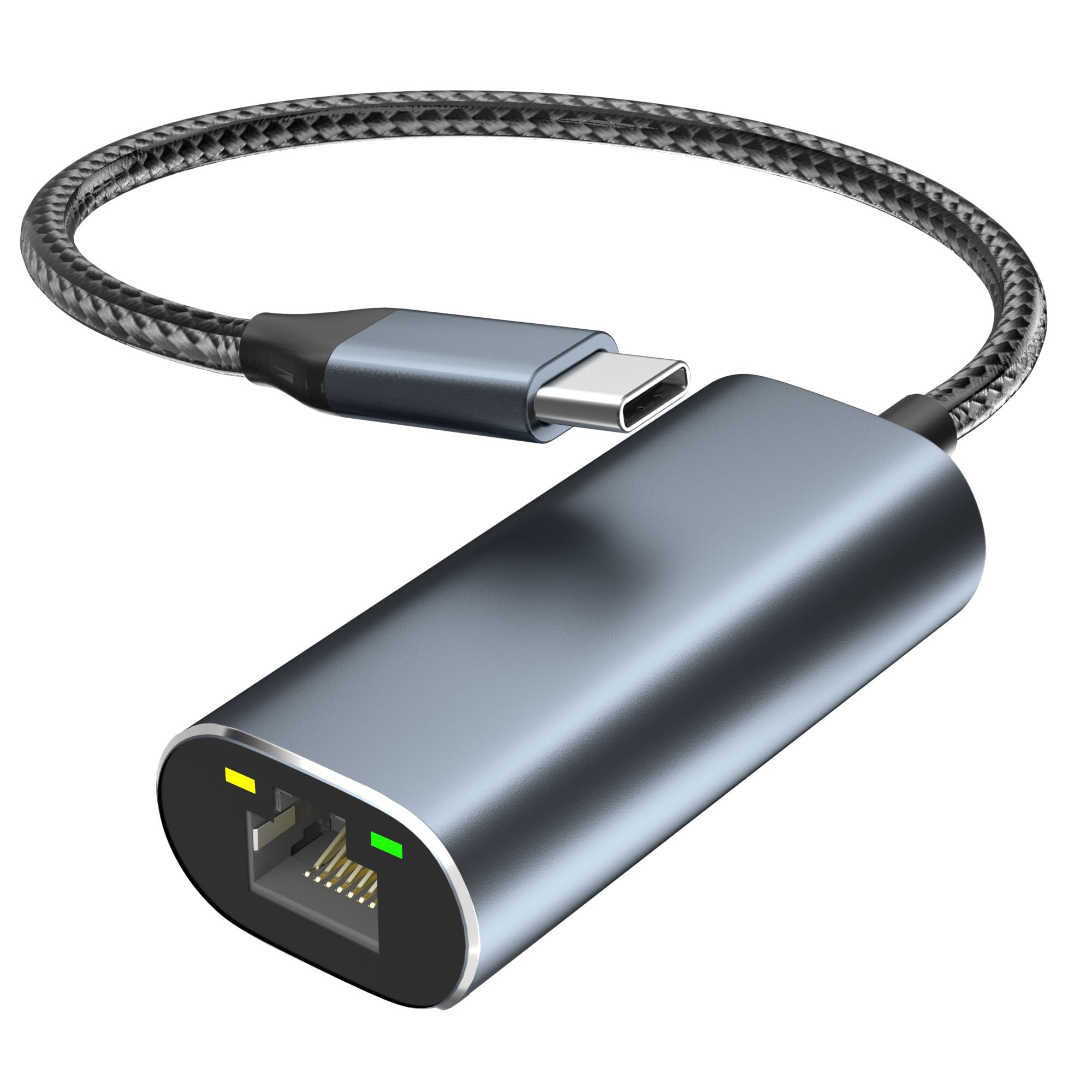 USB C to Ethernet Adapter 2.5 Gigabit, Aibilangose Ethernet to USB C Adapter, 2.5 Gbps Ethernet Adapter for Laptop, USB Ethernet Adapter, USB C to RJ45, LAN Adapter, Ethernet Cable Adapter for Macbook-image-18