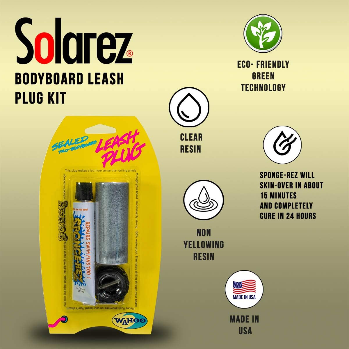Solarez Bodyboard Leash Plug Kit
