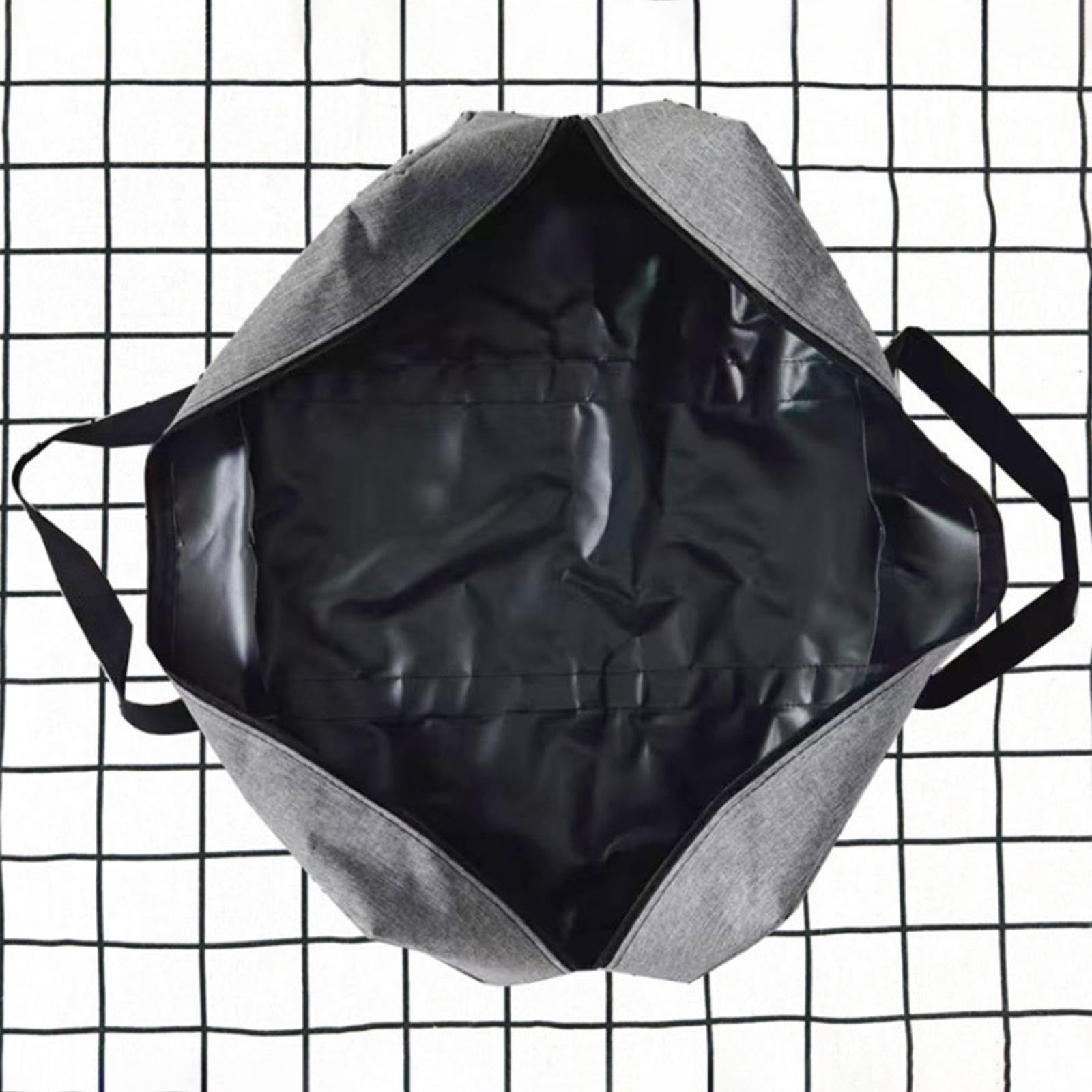 Homyl Camping Ausrüstung Tasche Zeltstangen Tasche Aufbewahrung Tragetasche Faltbar Oxford Wasserdicht mit Reißverschluss für Wandern Camping Trekking Reise, 110x25x25cm