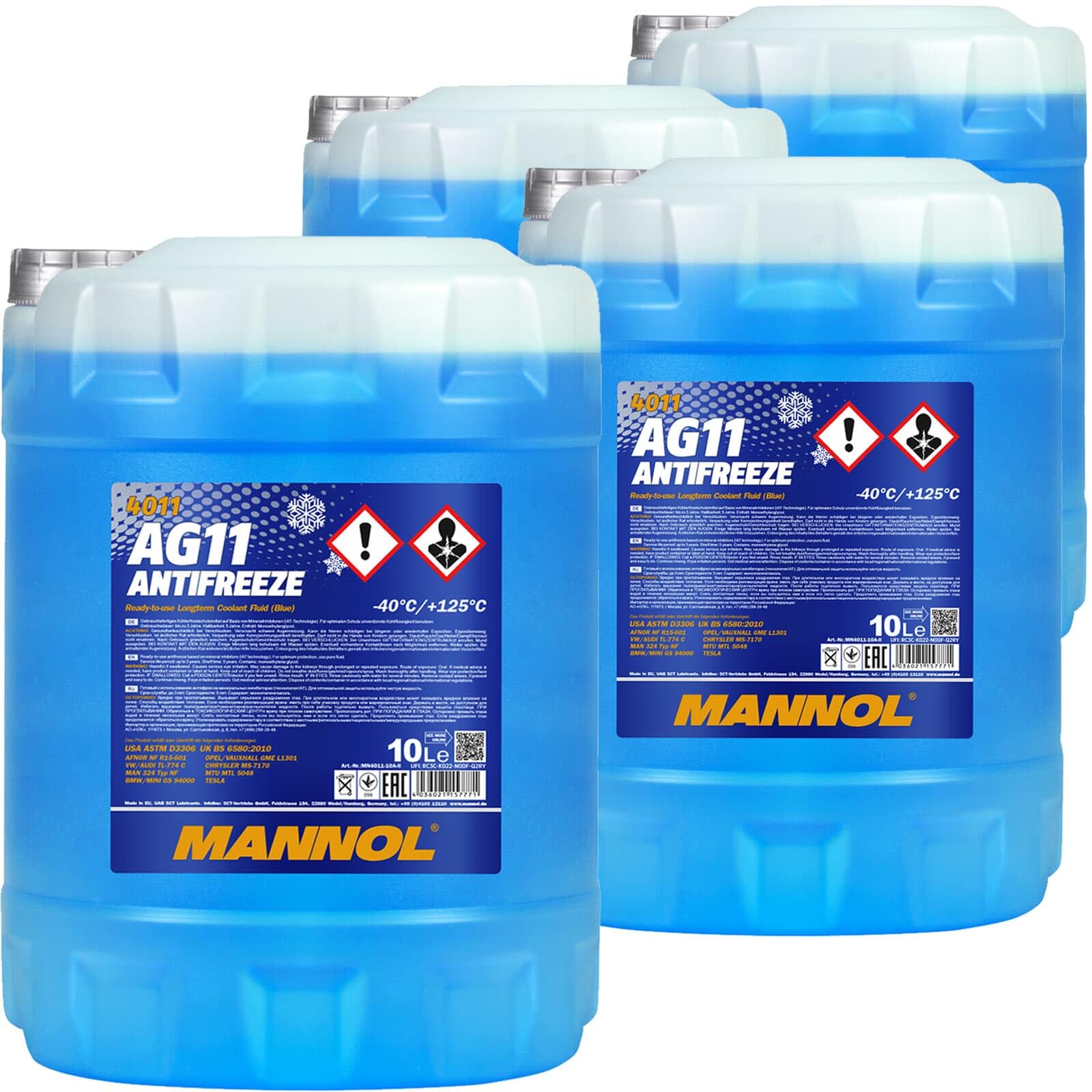 SCT Mannol 4x MN4011-10 Frostschutz (10 L)