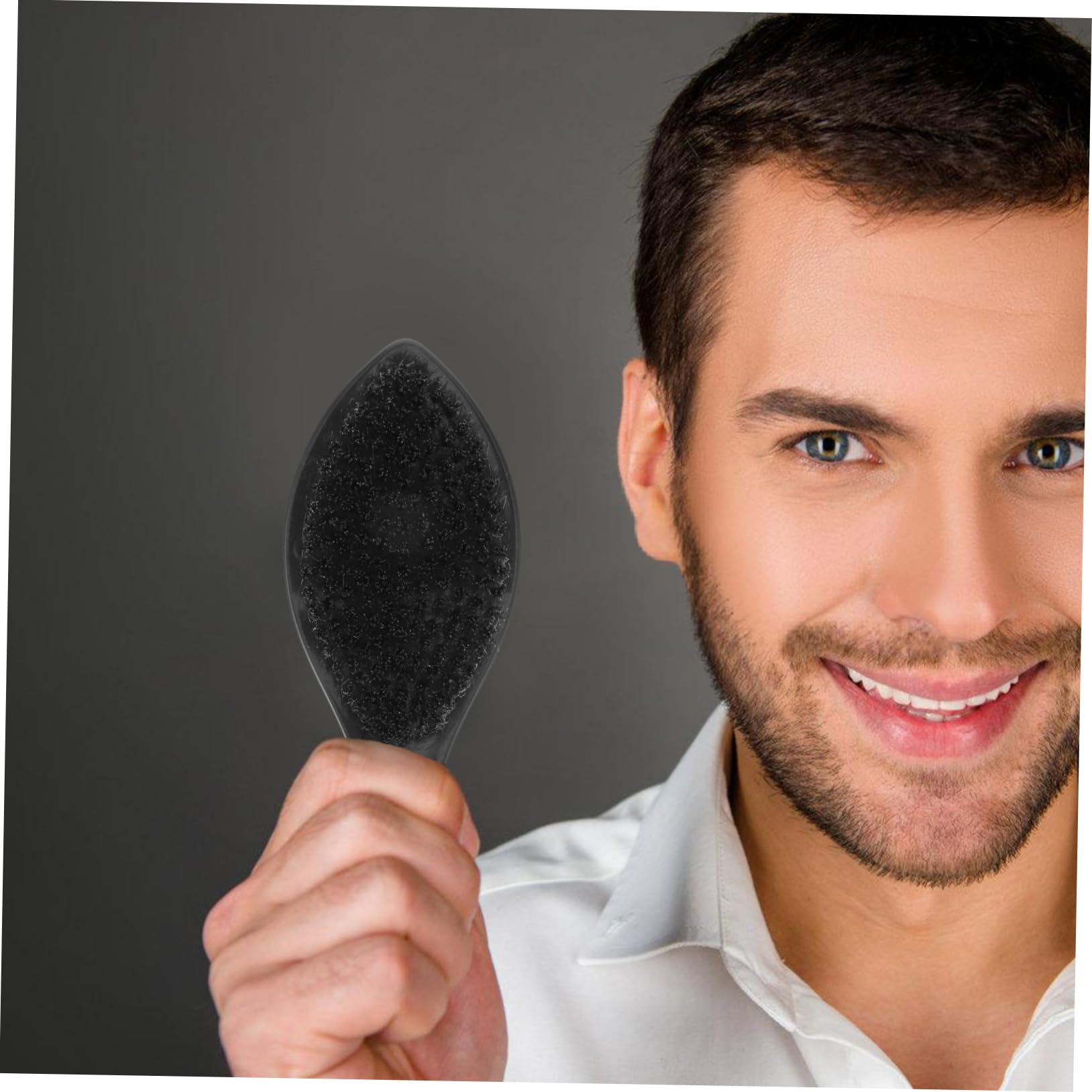 3 Stück Hölzerne Bartbürste für Männer Pflegebürste mit Naturborsten für Bartstyling für Bartgrößen Perfektes für Männer zu Besonderen Anlässen