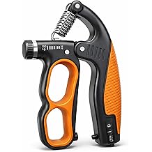 Grip Strength Trainer, 22-330Lbs Adjustable Resistance Forearm Strengthener, Hand Grip Strengthener with Counter, Heavy-Duty Grip Trainer for Wrist &amp; Finger Exercise
