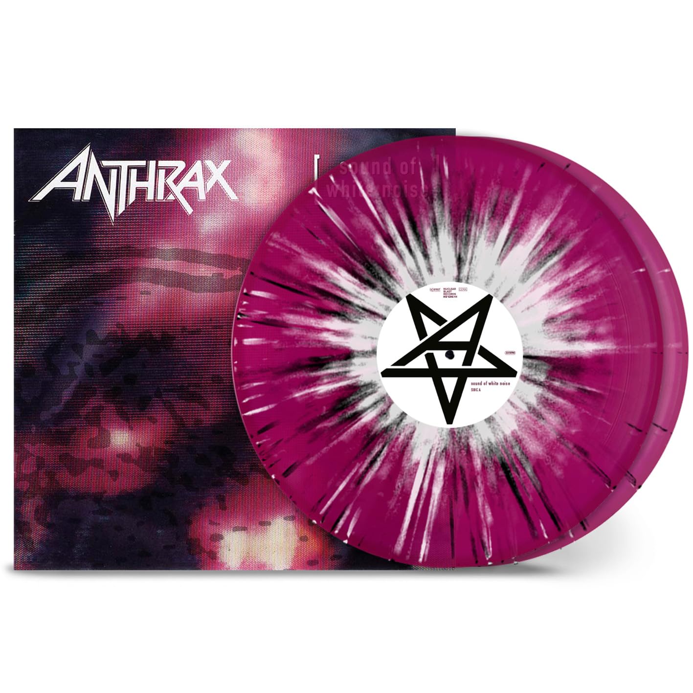 Anthrax - Sound Of White Noise - Transparent Violet Colored Vinyl 
