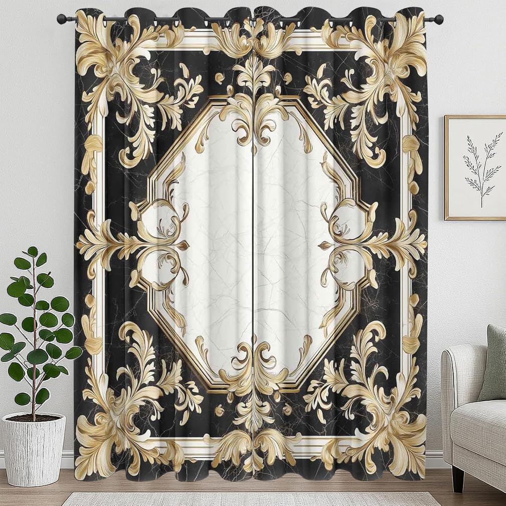Cortinas de salon oscurantes y aislantes set de 2 paneles de 160x240cm con ojales de dormitorio