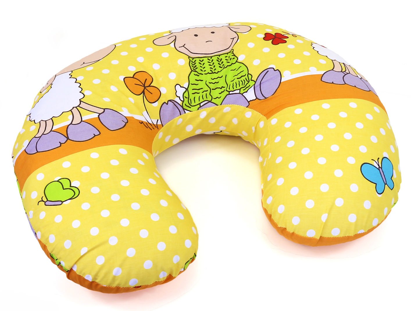 Babymam Sheep Yellow Cover Breast Feeding Pillow Baby Nursing Maternity Pregnancy Breastfeeding Cushion - Cover Only (Sheep Yellow)