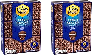 Honay maid chocolate graham crackers fresh stacks - organic graham crackers - Fresh Stacks Graham Bulk Snacks 2 Box Of (6 Stacks)