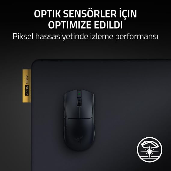 Razer Gigantus V2 Pro L - Speed - Hız ve kontrol için yumuşak e-spor oyun mousepad'i - GlideCore Sünger - Optik Sensörler için Optimize Edilmiştir - 500mm x 480mm | Speed