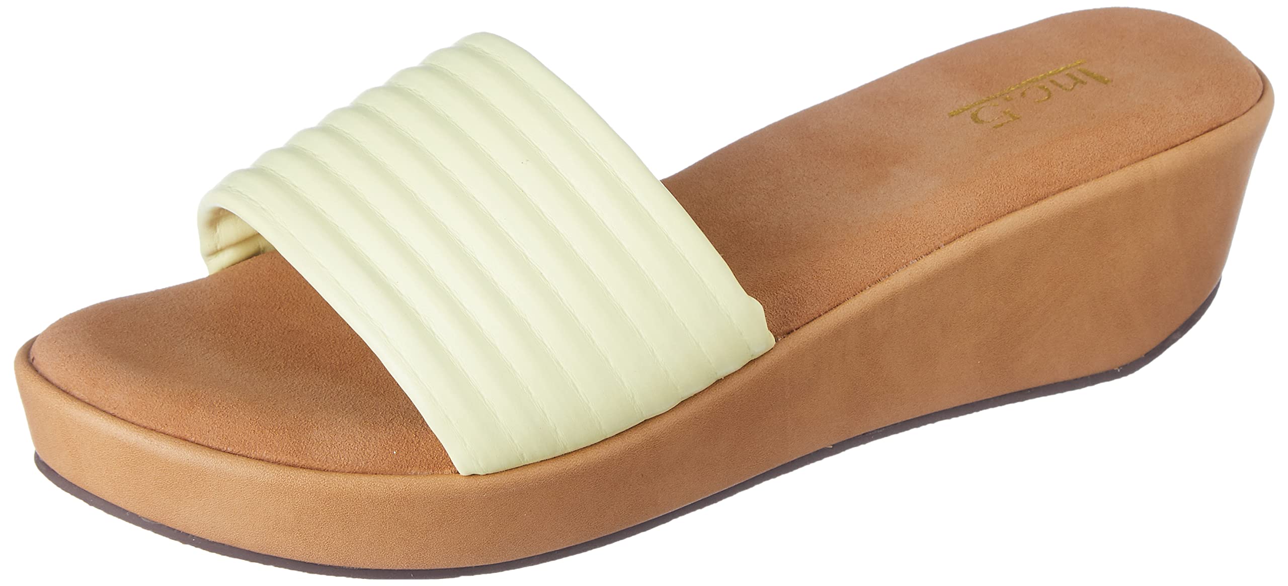 Inc.5 Wedges Fashion Sandal For Women_990126_YELLOW_6_UK (B0BGKWQ1SB) Amazon Price History, Amazon Price Tracker