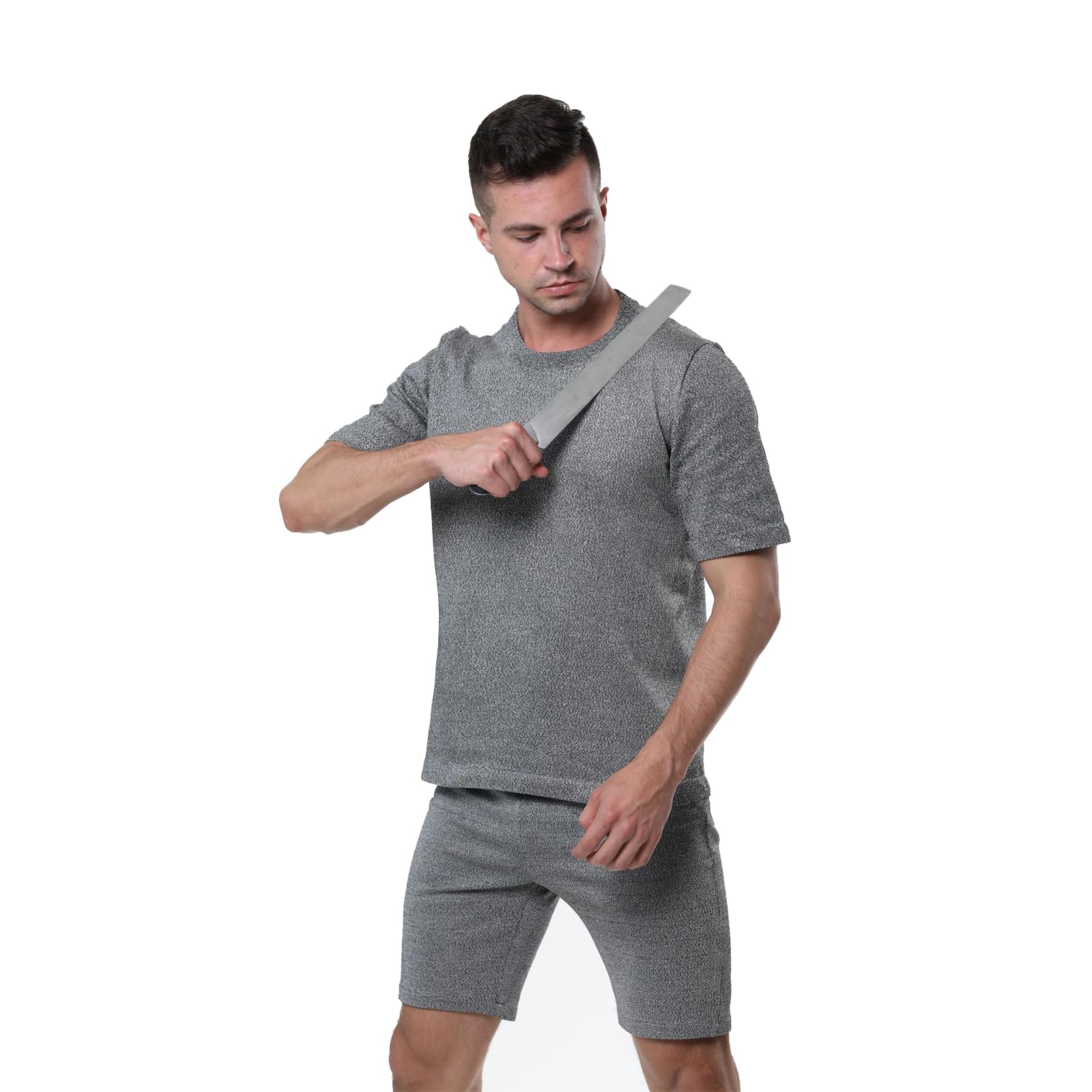 Witriolik Cut Resistant Clothing,Anti Slash Clothes,Round Neck Safety Accessory,Vest Cut Resistant,stab proof jacket polo shorts for men,lightweight utility vest,self defense gear,bulletproof vest