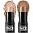 FOCALLURE 2 Pcs Mineral Cream Contour Stick,Moisturize Highlighter and Bronzer Pen,Non Stick Face Brightens & Shades Pencil,Long Lasting & Smooth Gliding Face Illuminator Makeup,Medium