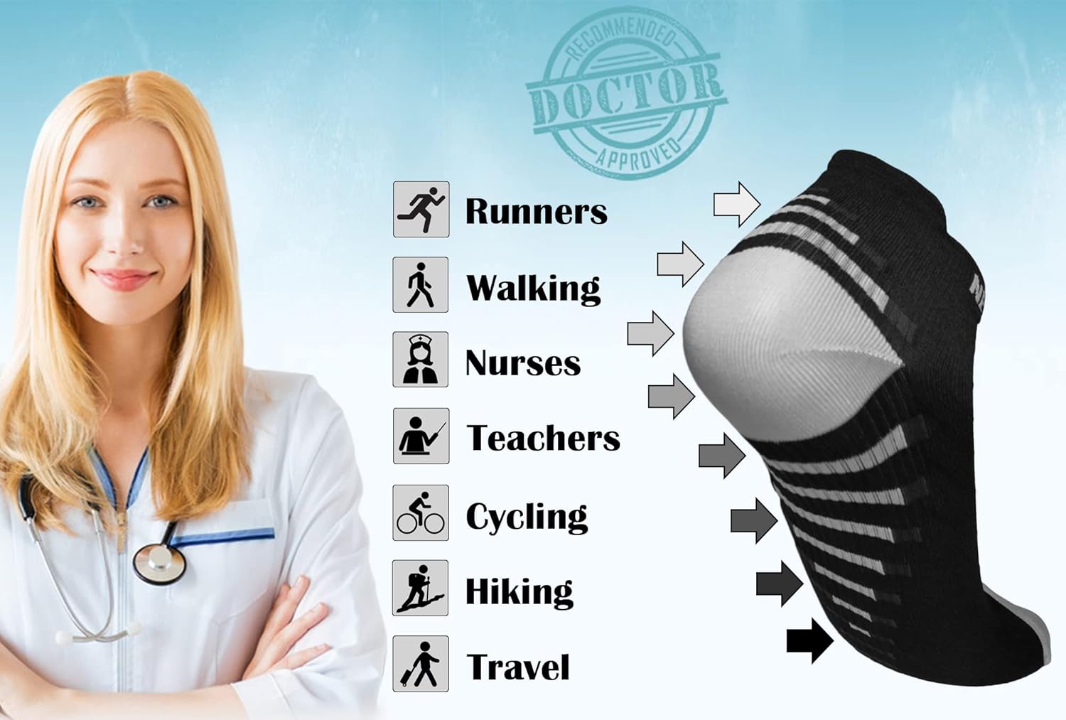 Best Deal Cheap 🛒 NEWMARK Compression Running Socks for Men & Women (2 Pairs) - Best Low Cut Athletic Ankle Socks for Runners,Cycling Free Shipping 🛒 NEWMARK Compression Running Socks for Men & Women (2 Pairs) - Best Low Cut Athletic Ankle Socks for Runners,Cycling