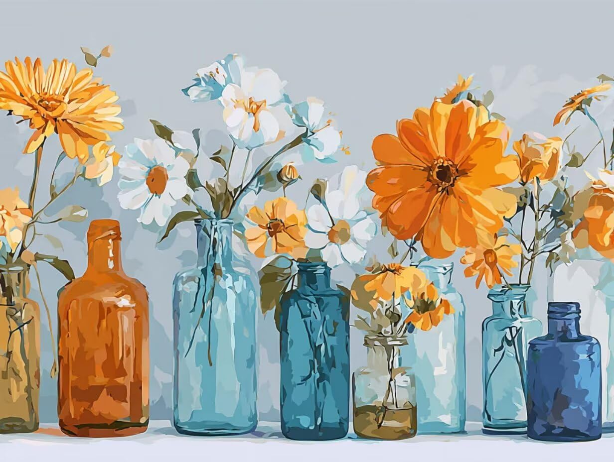 Puzzle 4000 Teile Erwachsene, Vase Pflanzen, Klassische Puzzles YHPGL3-433