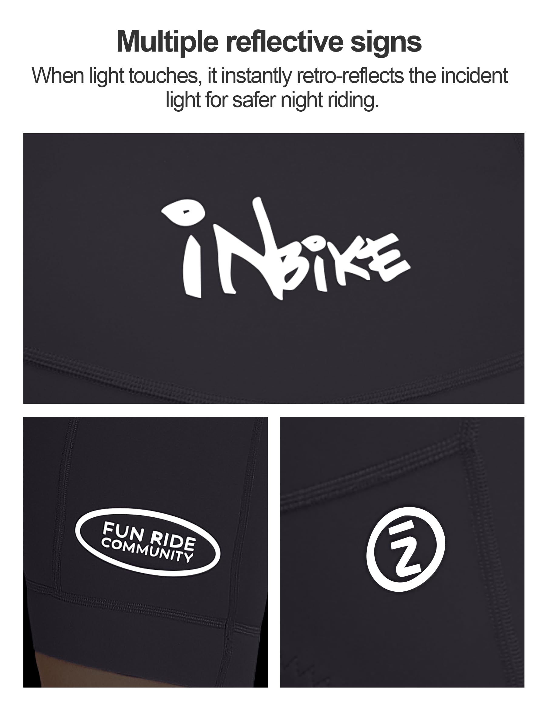 INBIKE Pantaloncini Ciclismo Donna Estiva con Tasca Imbottite 3D Pantaloncini Bici da Strada Pantaloncini MTB Asciugatura Rapida Traspirante