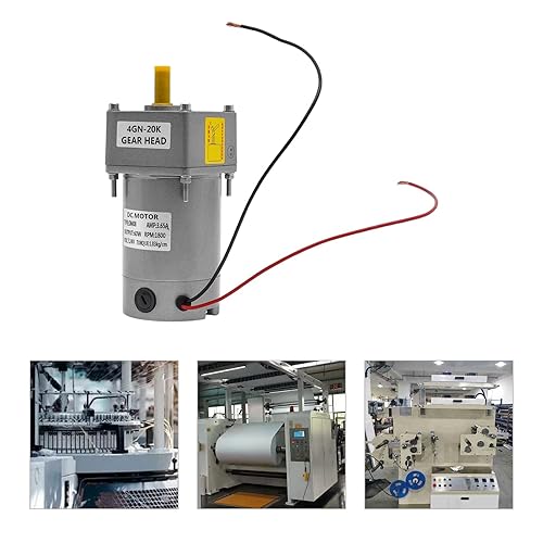 Miniatura 272 de Motor reductor de engranajes variable ajustable de 250W 10K AC110V 135RPM con controlador de velocidad para la industria