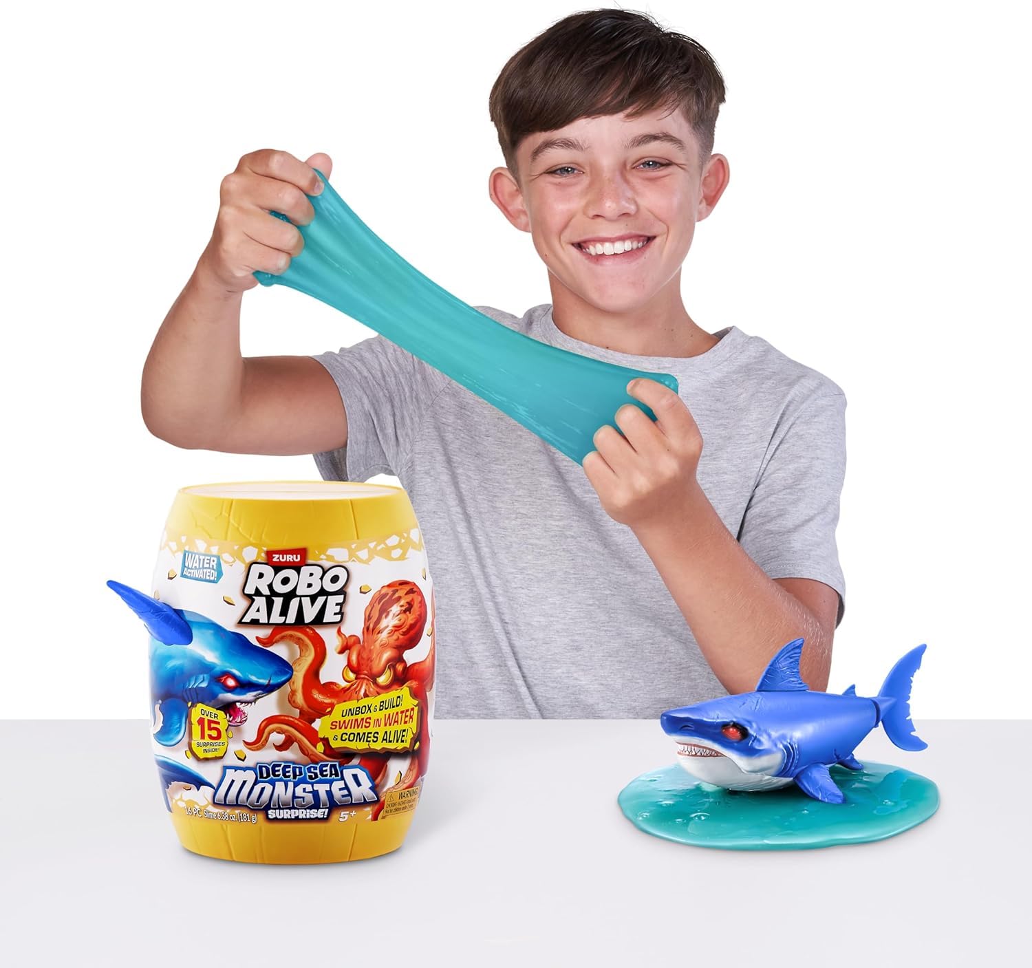 ZURU Robo Alive Figurine Deep Sea Monster Surprise Requin
