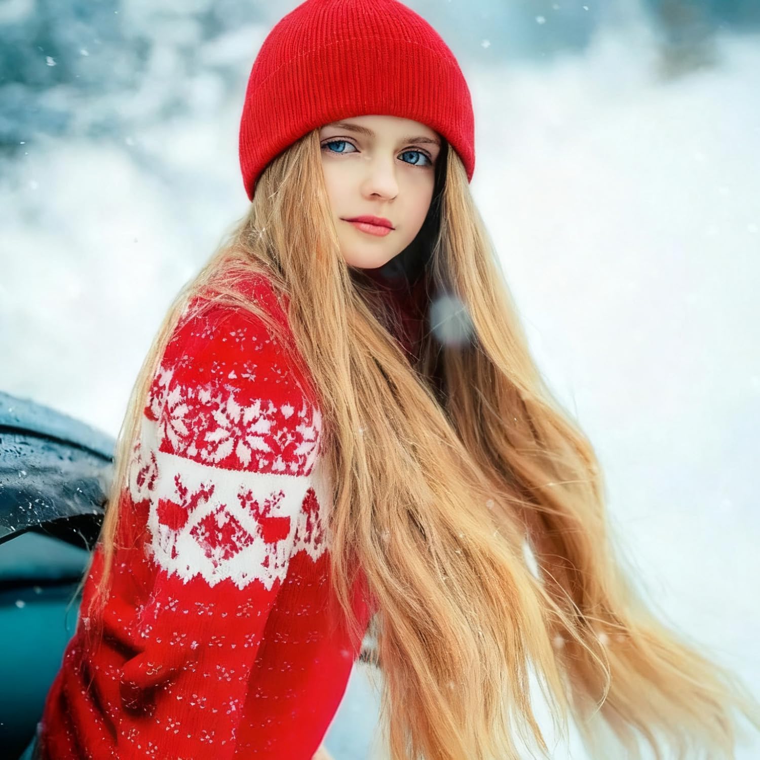 Beanie for Men Women, Knitted Hats for Women Soft Warm Winter Hat Unisex Cuffed Beanie Skully Cap for Cold Weather - Image 5