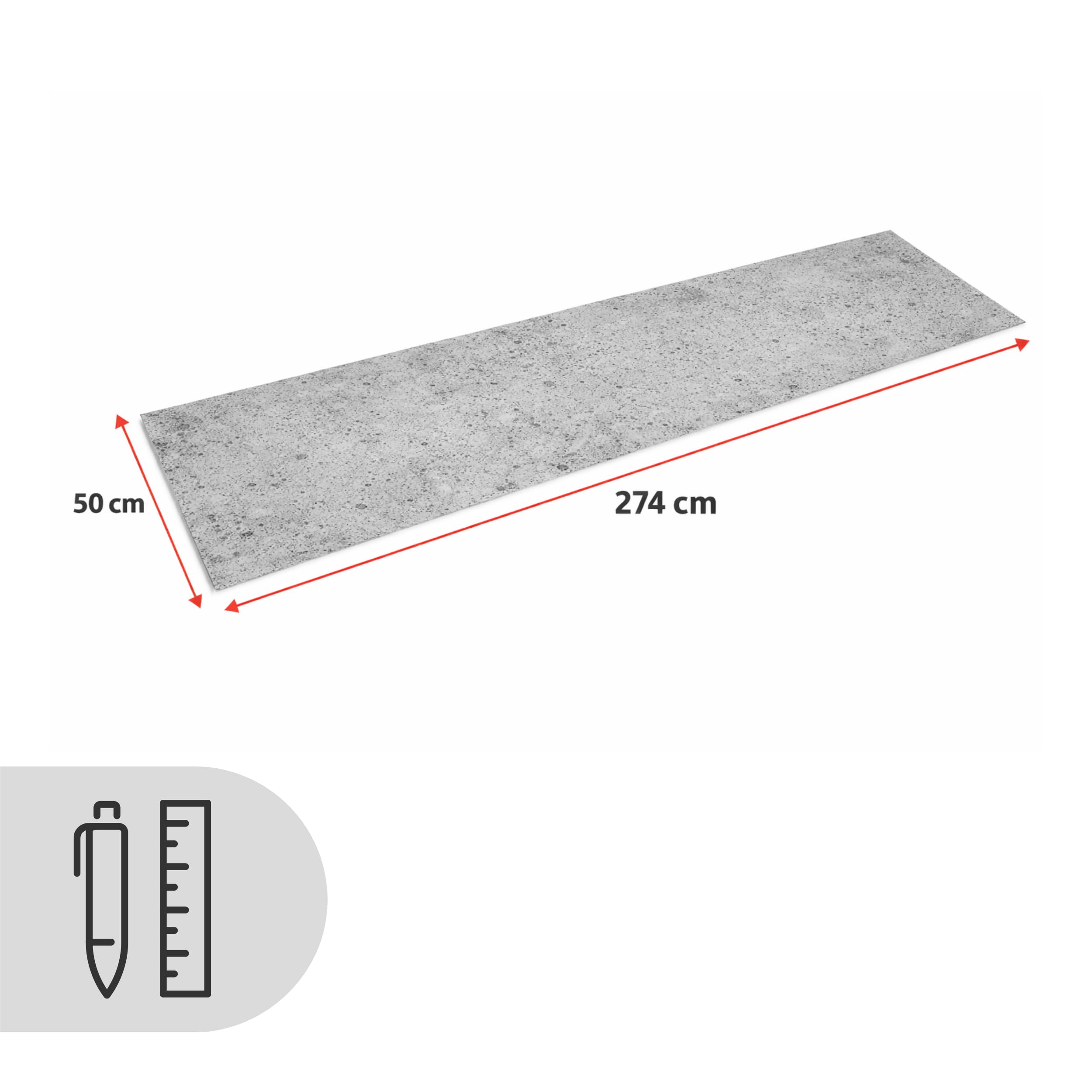 DECCART Wandpaneele Betonoptik 2 Stück | 1,38 m², Faltbar Deko Paneele Wand aus Polystyrolschaum Wandverkleidung Platten Modern Wandpanele Fugen Kaum Sichtbar