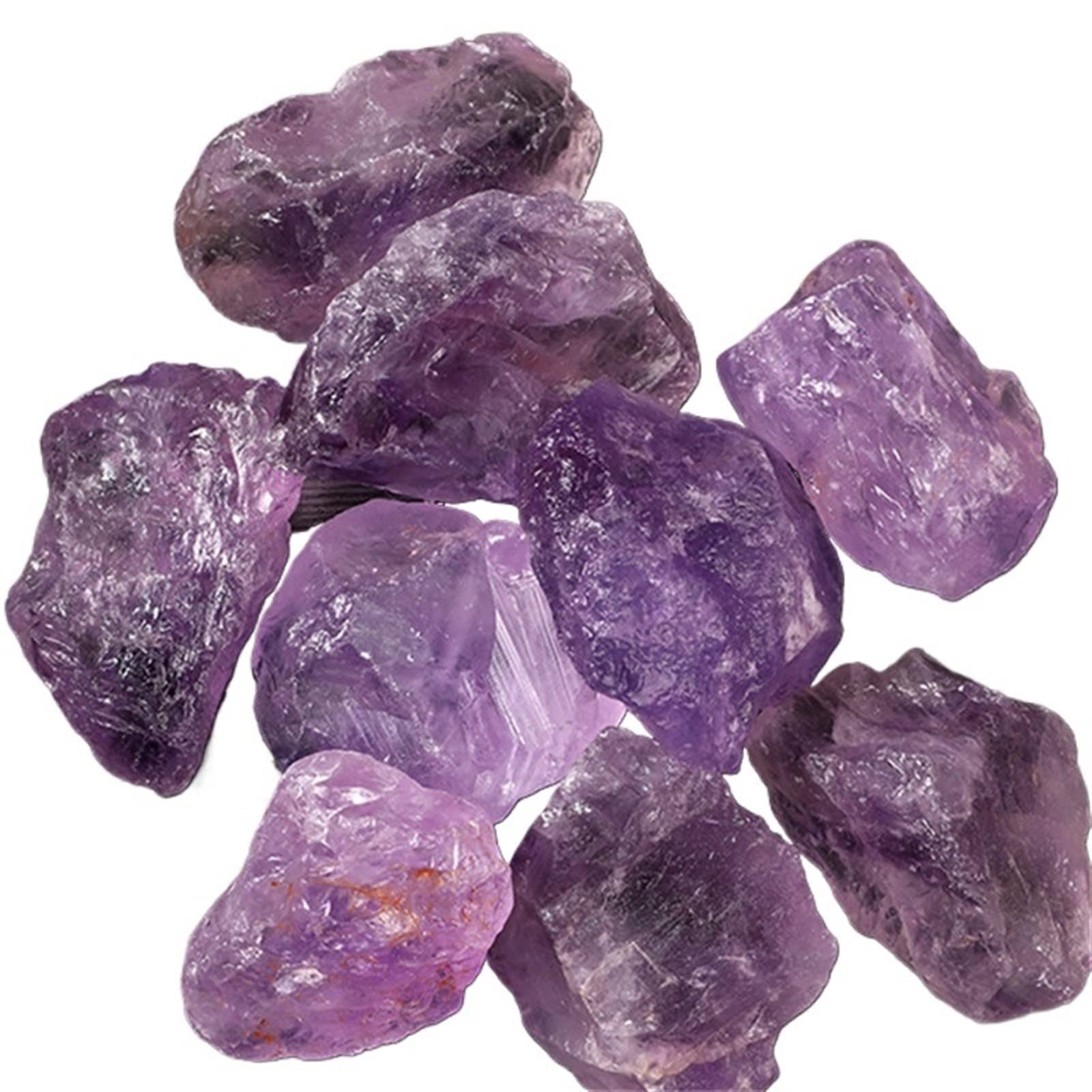 Cristallo naturale grezzo Cristallo naturale grezzo 1 pezzo Ametista viola naturale Pietra grezza grezza Cristalli di quarzo Roccia Acquario Decorazione della stanza di casa raccolta domiciliare(Color