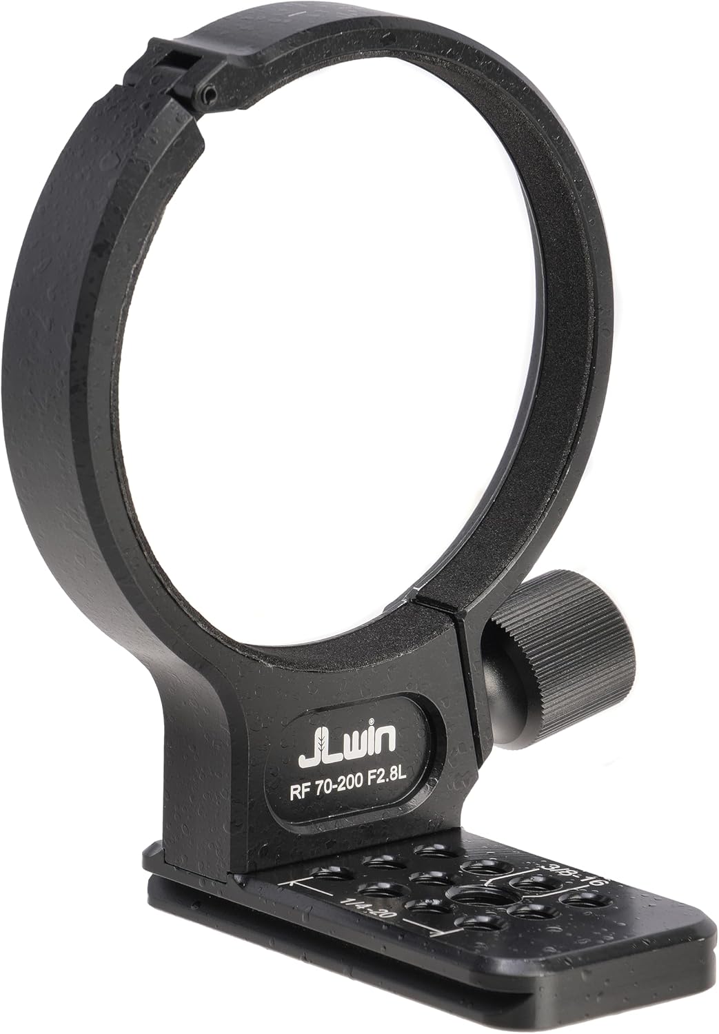 FocusFoto Metal Tripod Collar Mount Ring 82mm for Canon RF 70-200mm F2.8 L is USM Lens, Bottom with 1/4" & 3/8" Thread Screw Mount Dovetail Quick-Release Plate for Acra-Swiss Type Tripod