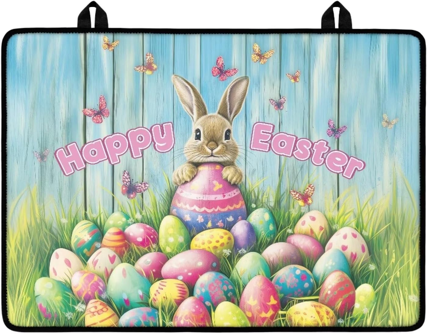 Easter Bunny Foldable Thick Electric Stove Cover Stove Top Protector Heat Resistant Anti Dust Stove Covers Oven Cover, Easy Clean Easter Kitchen Decoration for Party