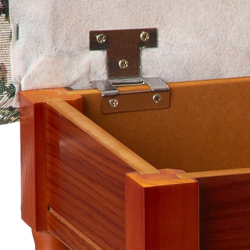 Miniatura 6 de Frenchi Home Furnishing Queen Anne - Reposapiés con almacenamiento