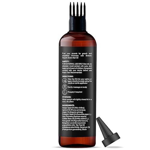 Miniatura 7 de Botanic Hearth Aceite capilar de biotina para el crecimiento del cabello infundido con aceite de grano de café y aceite de argán  Tratamiento de