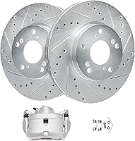 Vista 30 de Detroit Axle - Rotores de freno traseros de 2 piezas para Cadillac CTS 2009-2019, Chevy Camaro 2010-2015 2017-2021, reemplazo de 2 rotores de freno