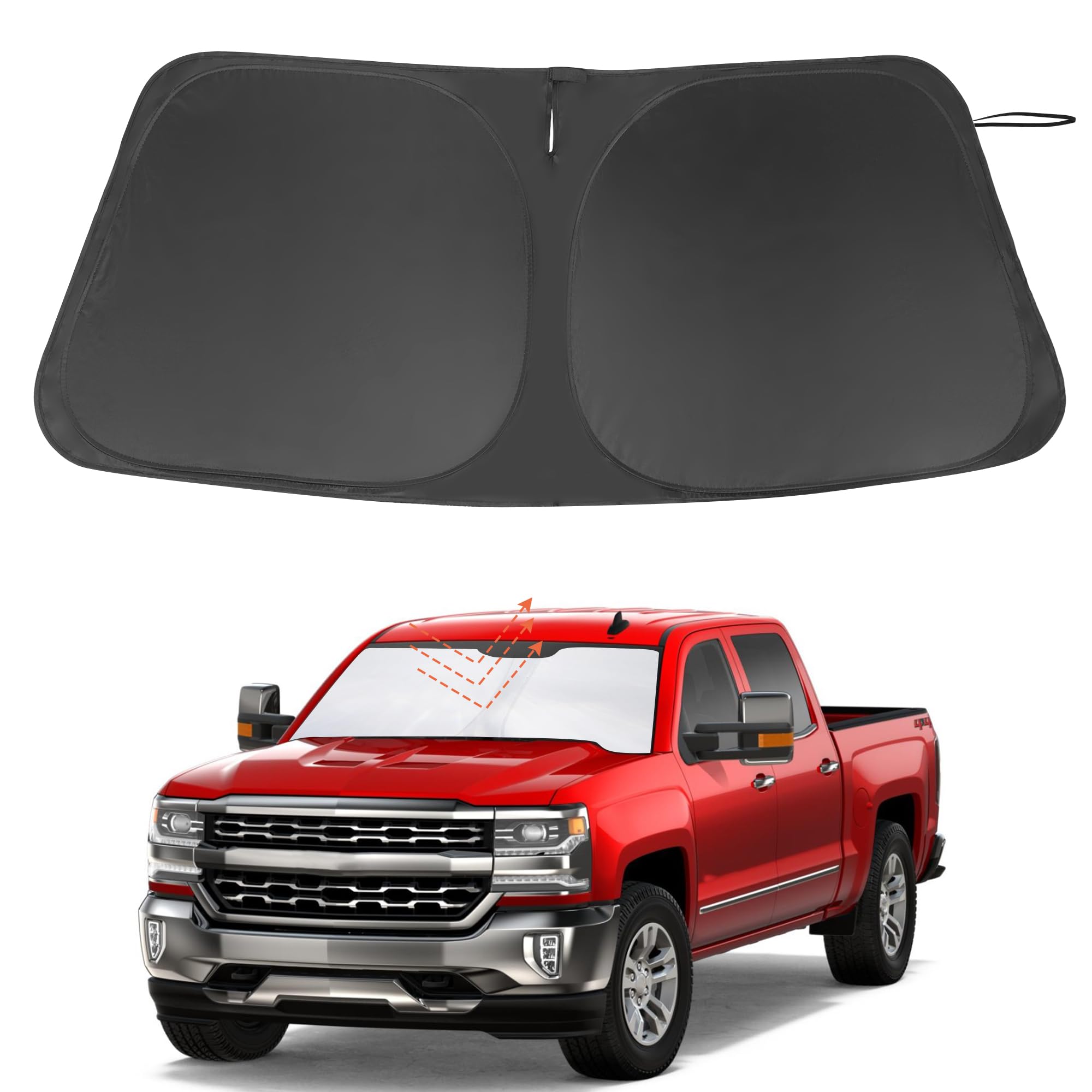 Windshield Sun Shade for 2014-2018 2019 Chevrolet Silverado