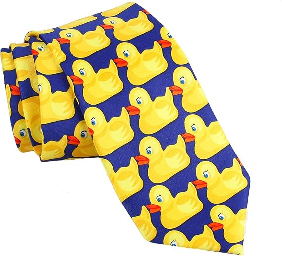 Rubbery Duck Necktie - Barney's Ducky Tie