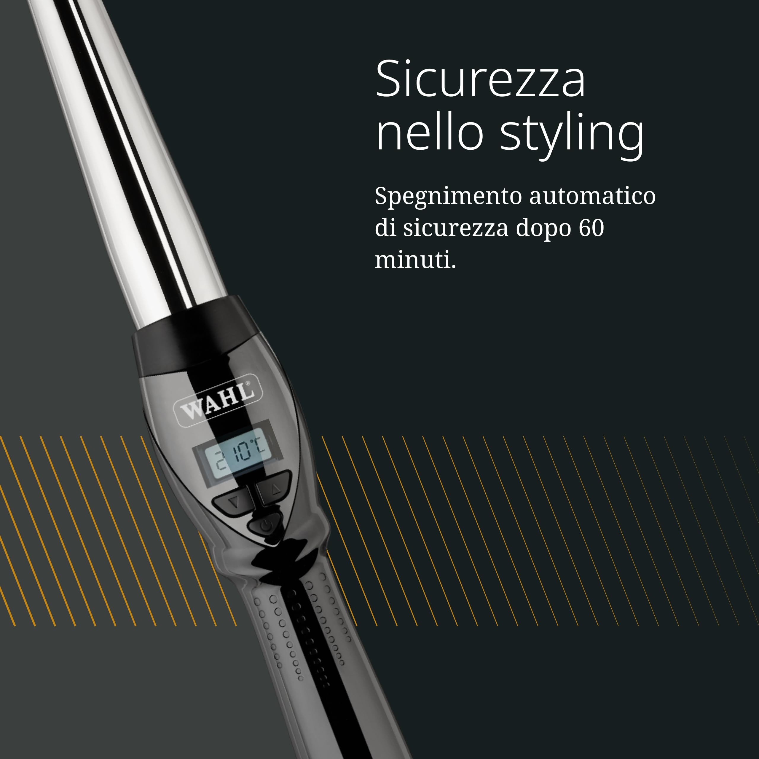 Wahl Curlpro 2 - arricciacapelli professionale conico in titanio per styling moderno