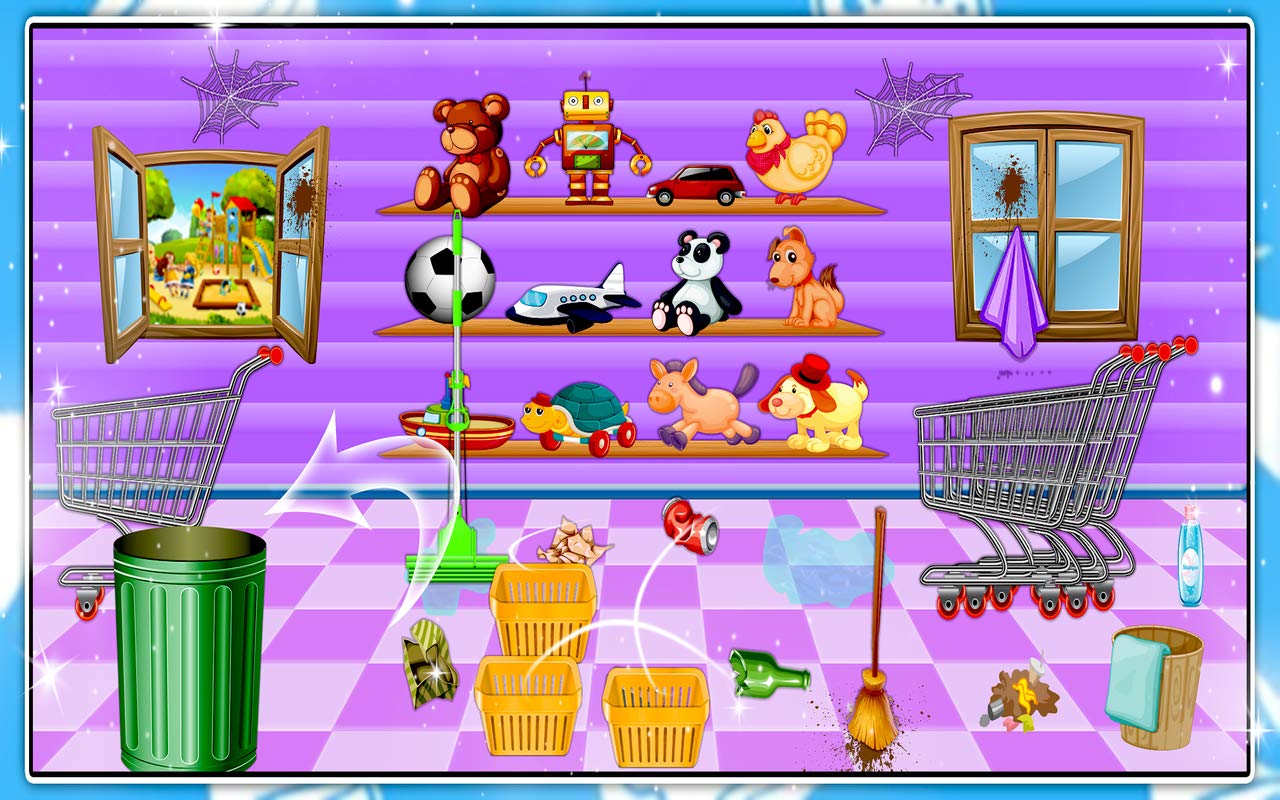 Jeux de nettoyage de supermarché pour filles 2020 Application sur Amazon Appstore