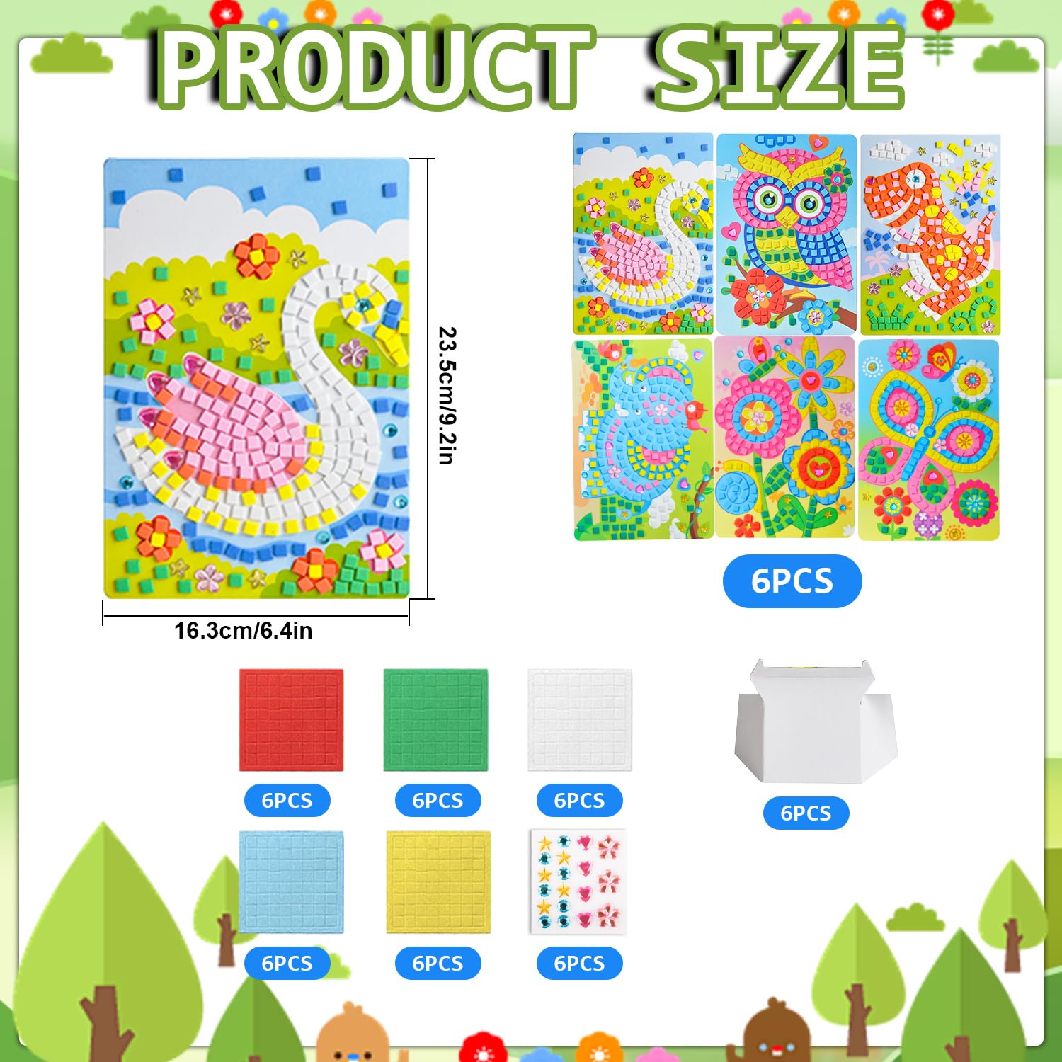 Herenear Kit Veilleuse Mosaïque DIY - Loisirs Créatifs Enfants 8-12 Ans, Bricolage Luminaire Décoratif, Cadeau Anniversaire Fille Garçon