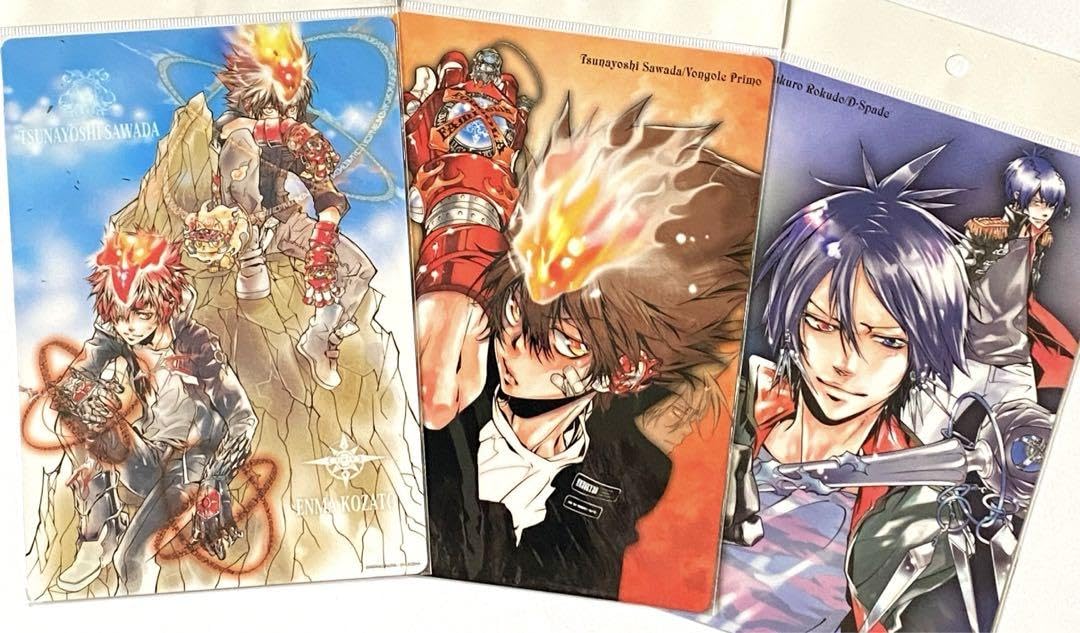 Amazon.co.jp 家庭教師ヒットマンREBORN 下敷き 3点セット : 文房具