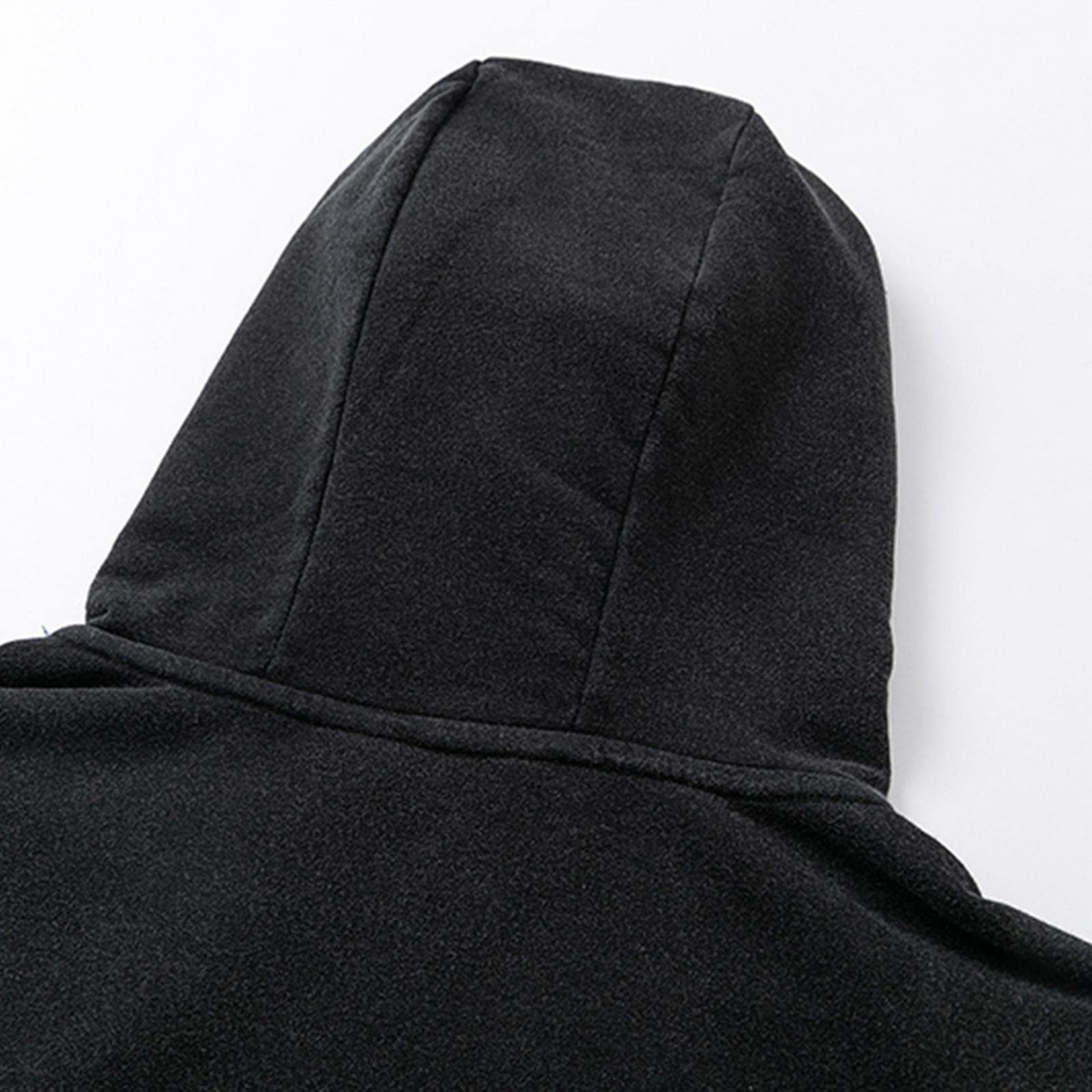 Stampa Lettera Hip Hop Uomo Felpa Felpa Con Cappuccio Autunno Harajuku Punk Gotico Casual Cotone Sciolto Top