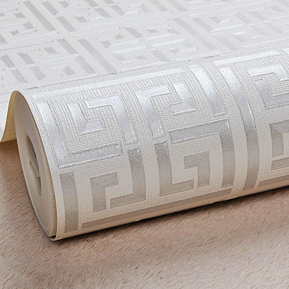 Papel Pintado Autoadhesivo El Papel for Pared Modelo del Oro Blanco Blanco del Papel Pintado geométrico Moderno metálico Vinilo Rollo Teal, Negro, Plata, Oro Rosa 26