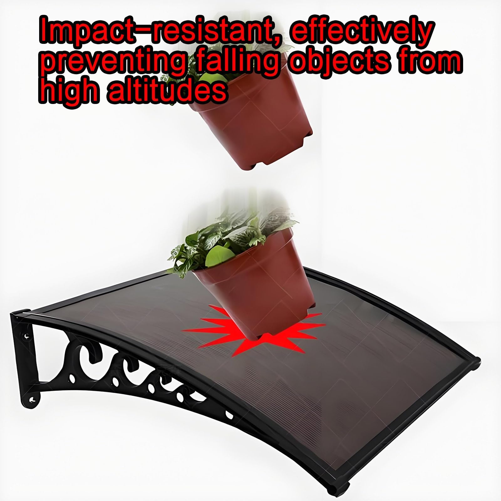 Tenda a baldacchino blu per porta, 60 x 120 cm, per esterni, per ingresso, impermeabile, copertura per gazebo e pergola, resistente alle intemperie