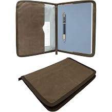 Journal Cover for Field Notes Notebooks cover 10 X 8.25 Inch B5 Notebooks Cover, Water Resistant Steno Notebook Cover for Journal Accessories, Classy Waxed Canvas Sketchbook Cover Case Brown