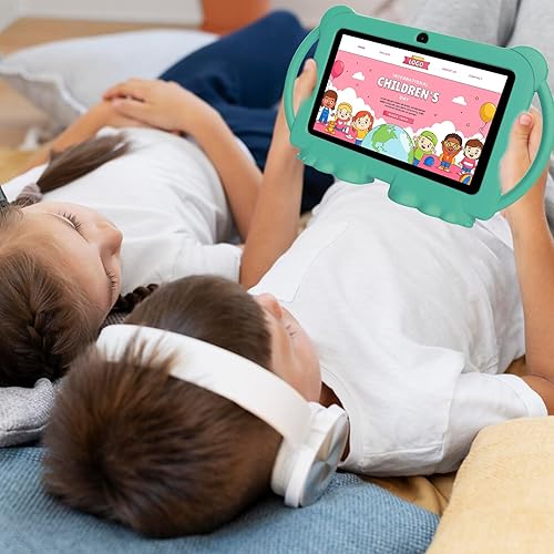 Miniatura 7 de Tablet para niños, tablet de 7 pulgadas para niños 4GB+32GB admite expansión de 1TB, control parental preinstalado, tableta para niños, tableta para
