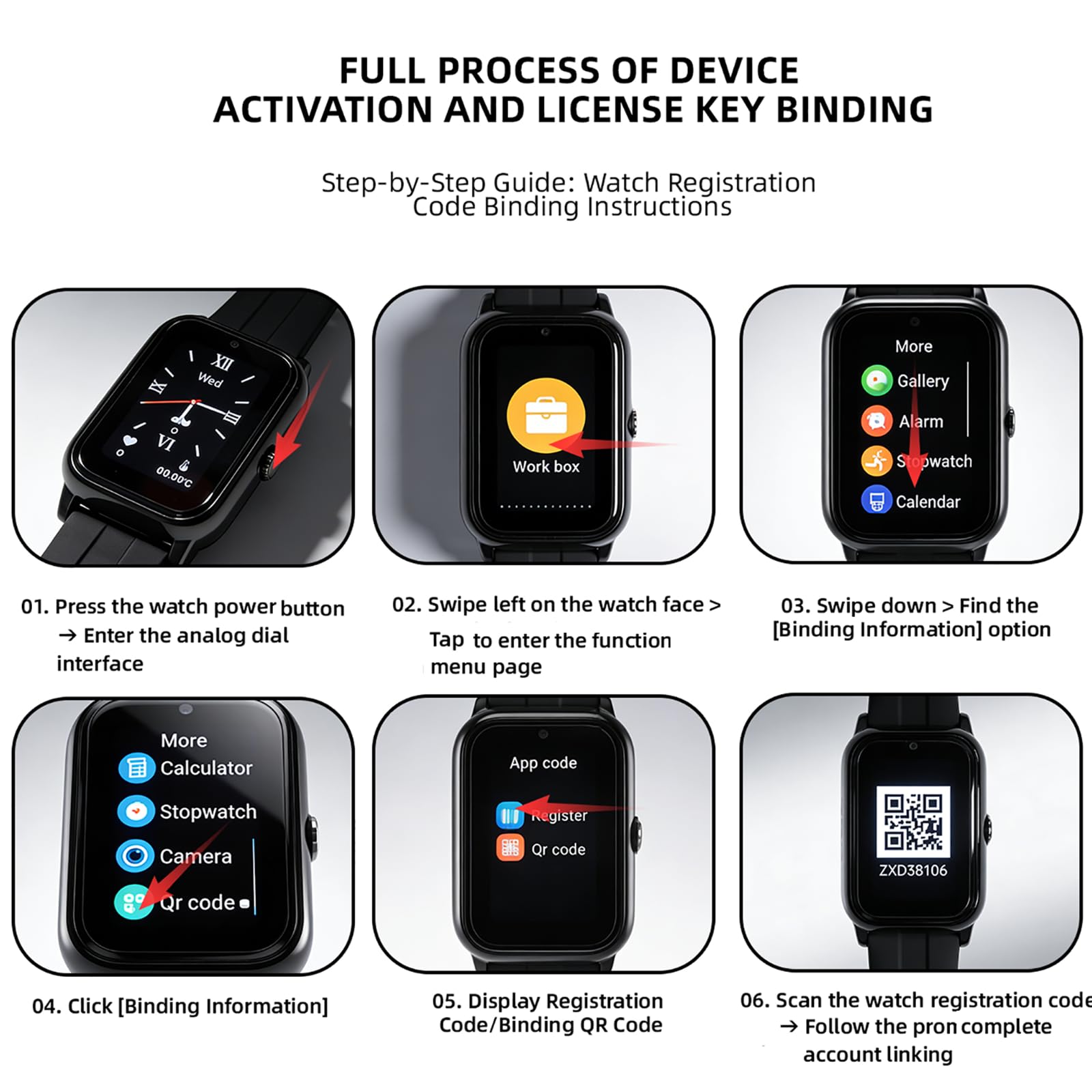 Montres Connectées Pour Personnes Âgées, Détection Des Chutes, Localisation GPS, Appel D'urgence SOS, Adaptées Aux Personnes Atteintes De La Maladie D'alzheimer, De Démence Ou D'autisme White