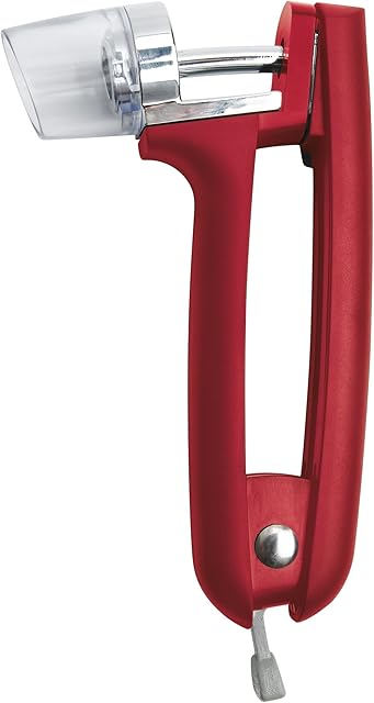 OXO Cherry & Olive Pitter in red, Stainless Steel, 2.67 x 10.54 x 25.15 cm