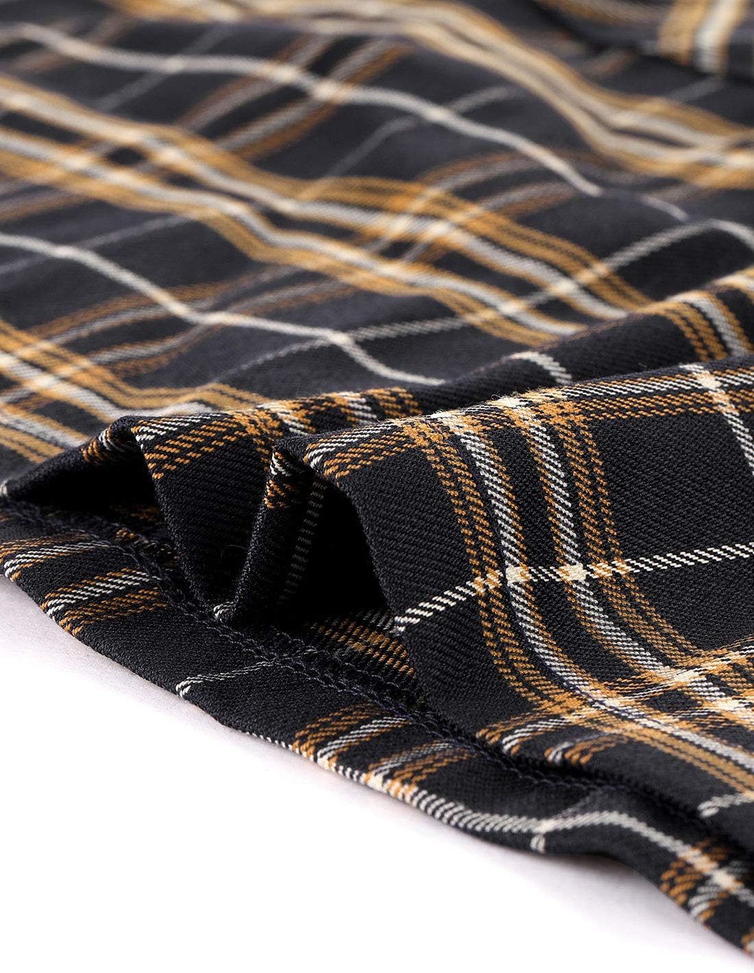 Allegra K Women's Plaid Overall Dress Vintage Checkered Suspender Skirt Short Pinafore Dress - Image 6