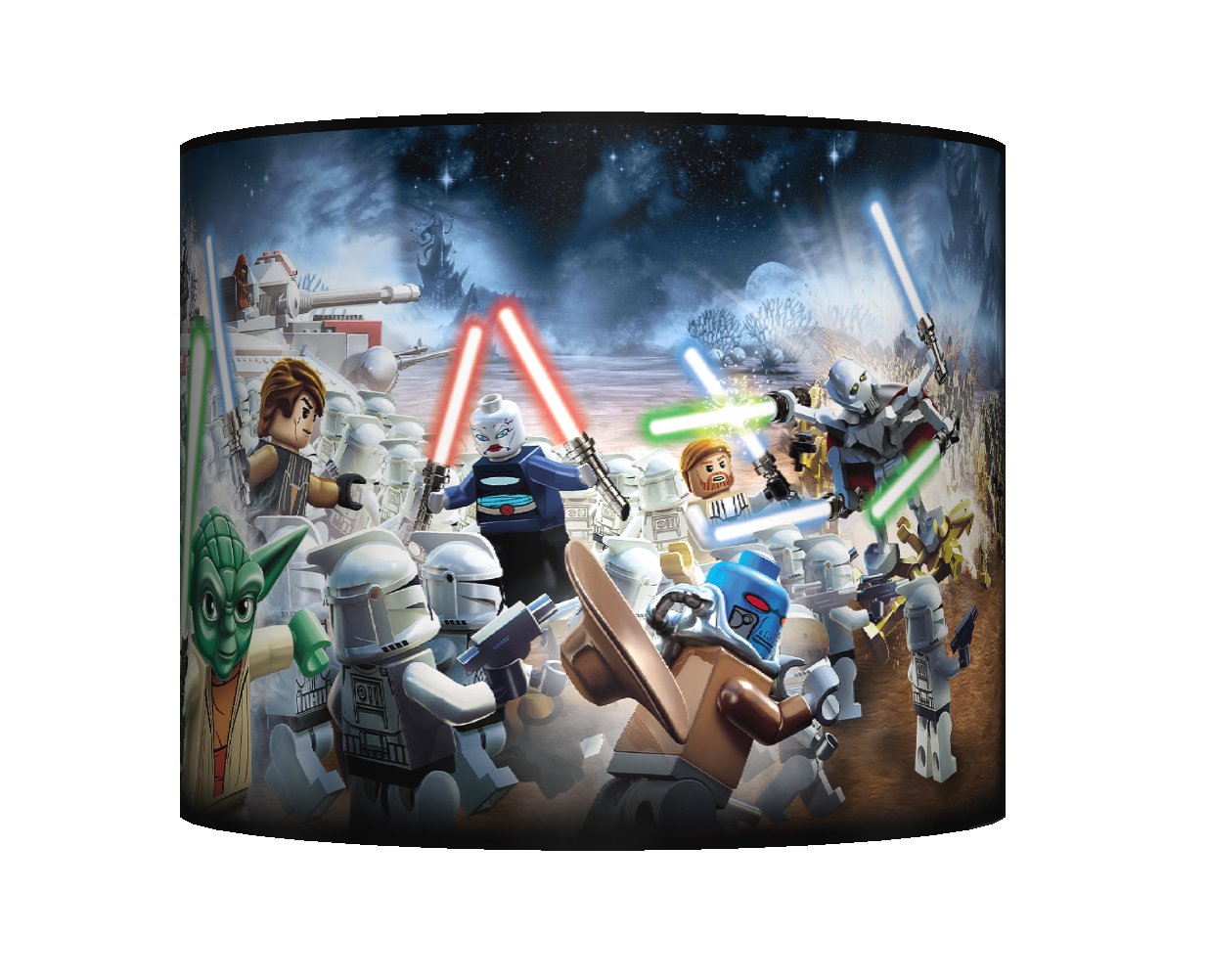 Star Wars Ceiling LAMPSHADE ~ 10" Drum ~ Boys Bedroom LAMP Shade