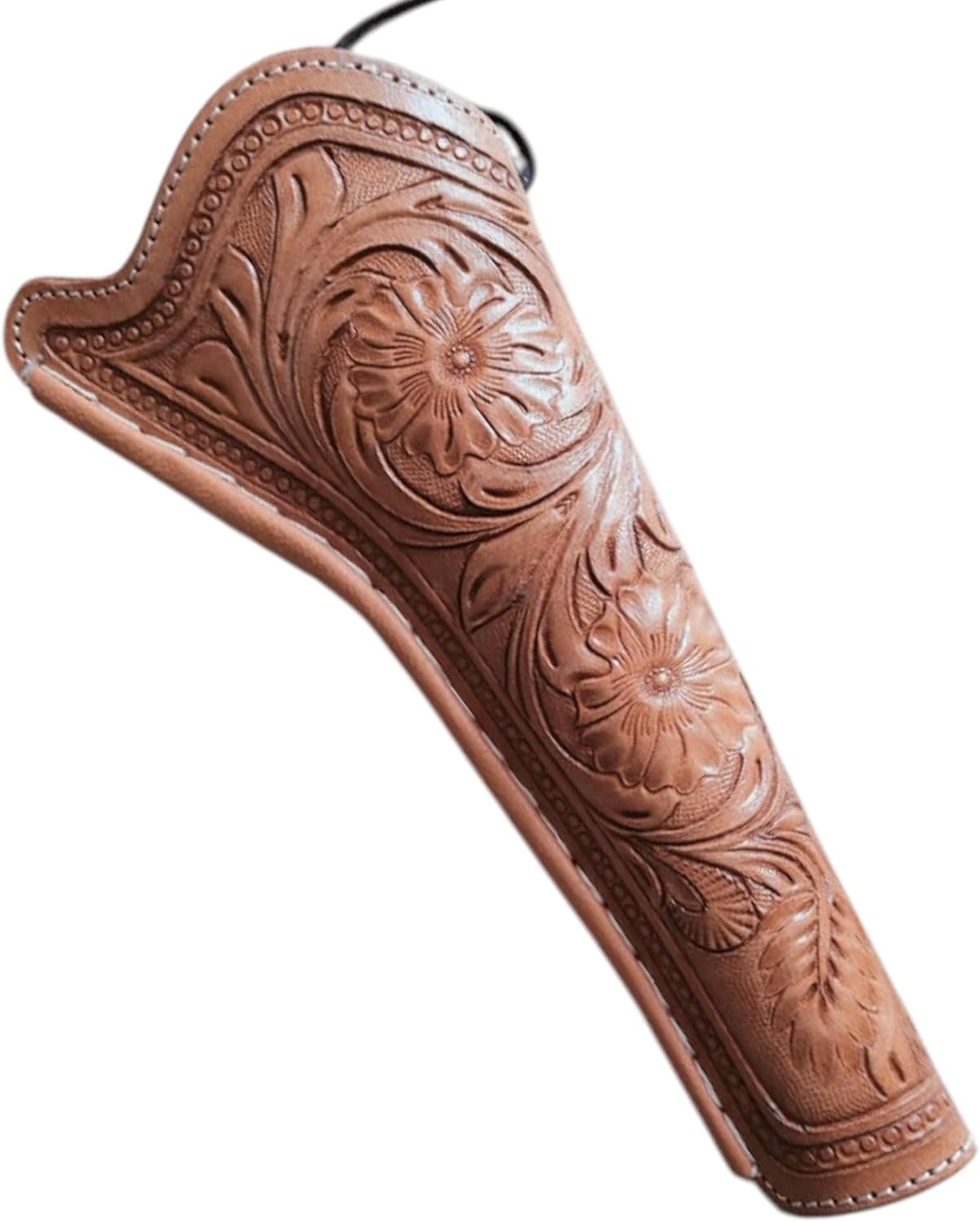 Western Gun Holster – Full Grain Leather Cowboy Holster for 6" to 9" Barrel Revolvers – Handmade Old West Style, Fits Colt SAA,Vaquero,Cattleman