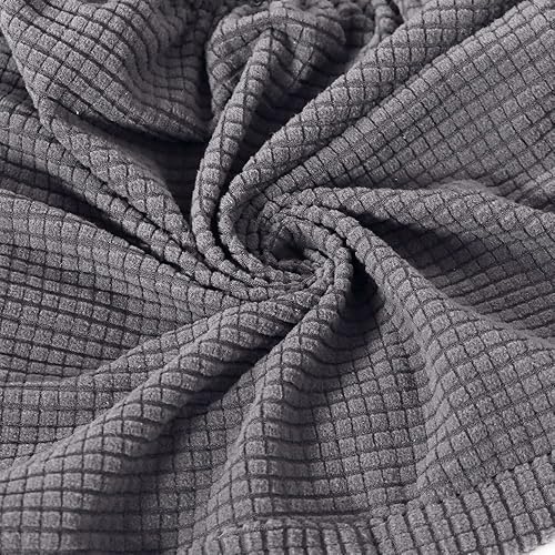 Miniatura 7 de 1PCS Plaid High Arm Chair Cover Stretch Dining Chair Covers Armchair Cover Anti-Slip Kitchen Seat Covers Chairs for Hotel Home PartyCamel1pcs