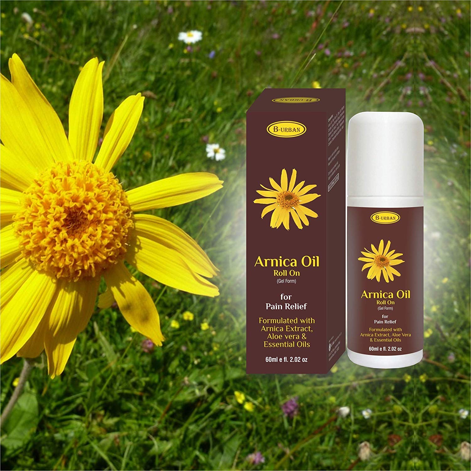 Buy BUrban Pure & Natural Arnica Oil Rollon For Faster Relief from