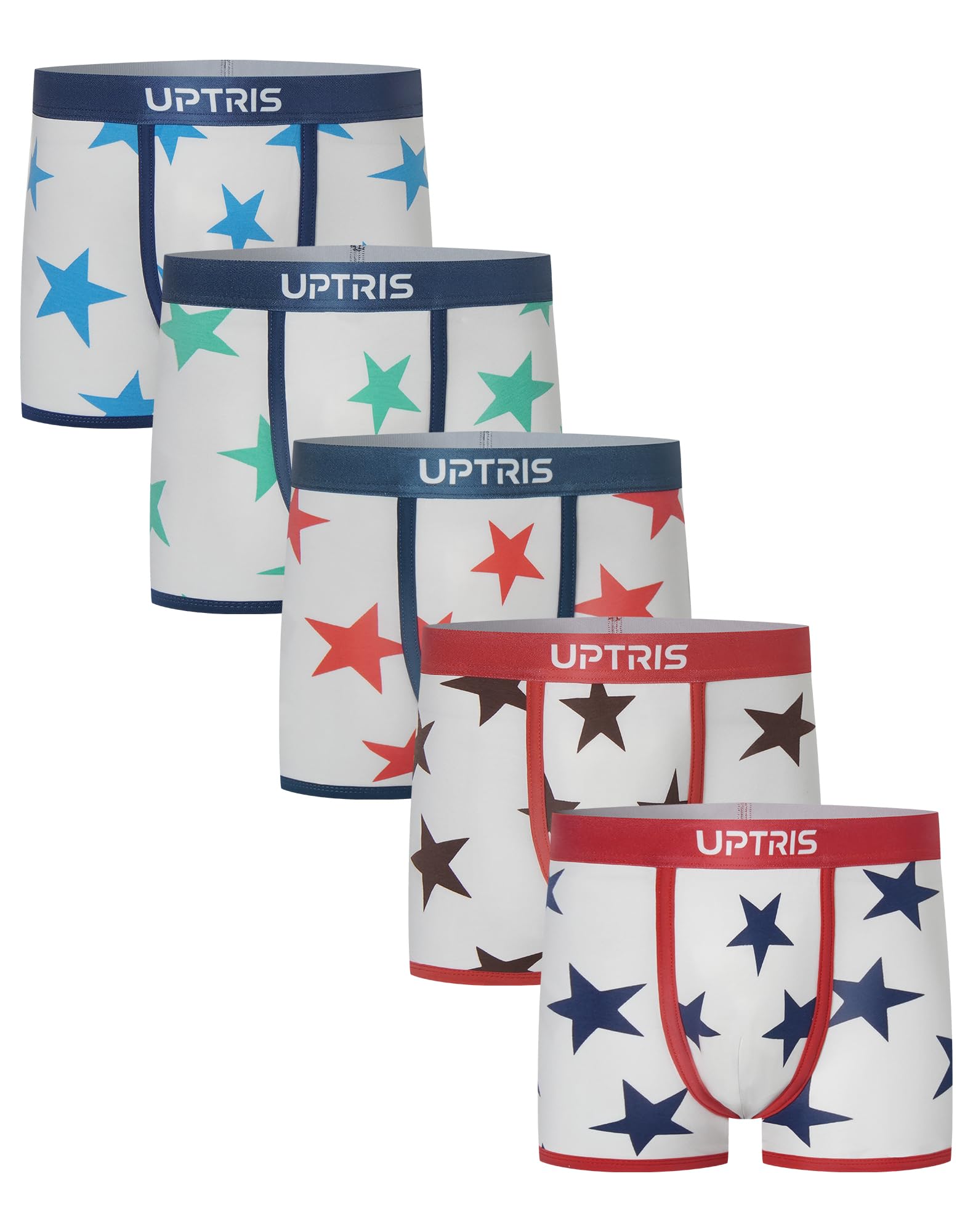 UPTRIS Toddler Boy Underwear Cotton Boys Boxer Briefs Multipack Softer 5t Underwear boys Tag Free Underpants for 2-13