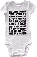 Vista 1 de Got My Mind on My Mommy & My Mommy On My Mind - Divertido body para bebé - Cool Baby Swag - Recién nacido hasta 24 meses