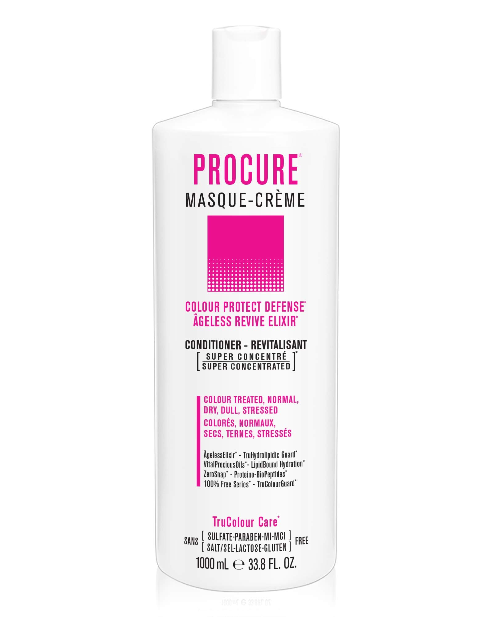 SNOBGIRLS PROCURE MASQUE-CREME (980ml) Lactose & Gluten Free Bundle with 1 Shampoo Brush